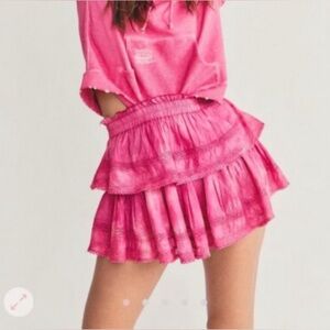 LoveShackFancy Ruffle Mini Heritage Skirt